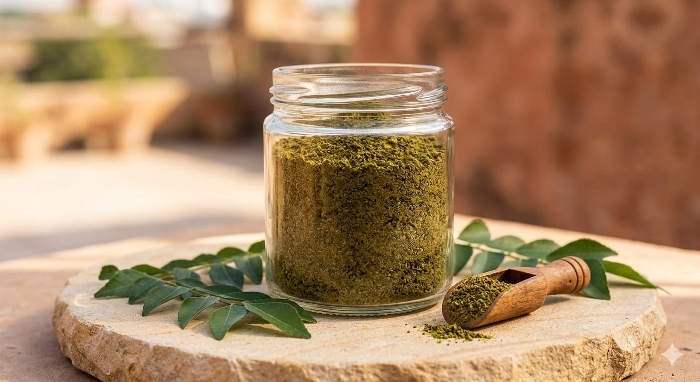 Curry Leaves Powder - Solar Dehydrated Powder