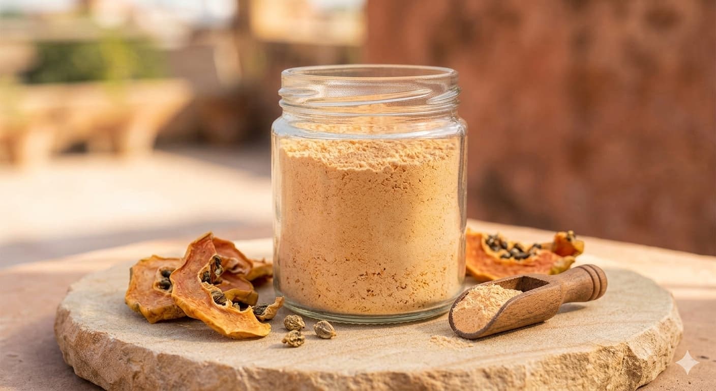 Papaya Powder - Solar Dehydrated Powder